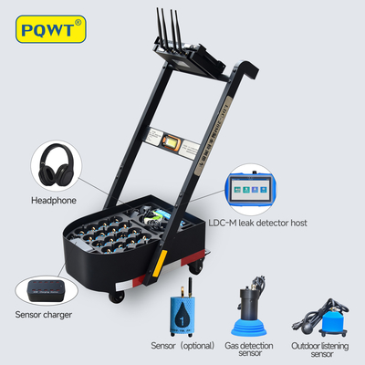 PQWT LDC Ultrasonic Water Pipe Leak Detector 9m Plumbing Equipment