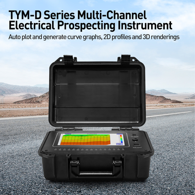 TYM D Series 500m Well Water Detector Underground Finder 16 Channel Peralatan Survei Geofisika