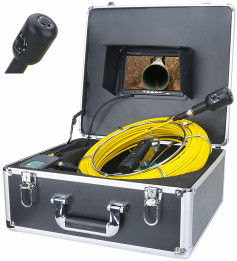 Kualitas  145° Angle Drain Sewer Pipe Inspection Camera 7inch High Accurate pabrik