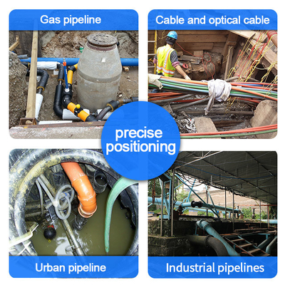 PQWT-GX900 Tekanan Wireless Underground Pipe Locator Cable Locating Device