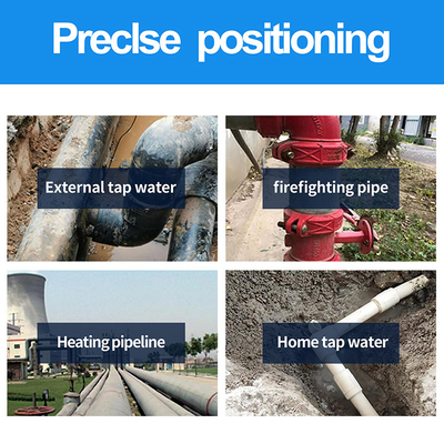 PQWT L2000 Pencari kebocoran pipa bawah tanah 5m Pipe Leak Listening Device Water Leak Detector
