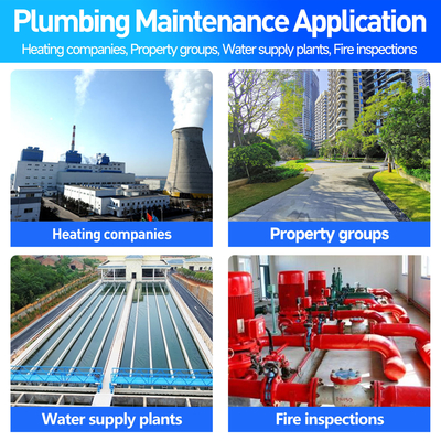 PQWT LDC Ultrasonic Water Pipe Leak Detector 9m Plumbing Equipment