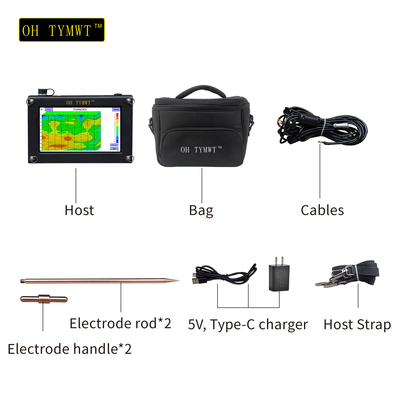 TYM S Series Underground Water Detector Auto Graphing Resistivity Peralatan Survei Geofisika