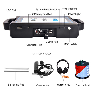 PQWT CL200 Detektor Kebocoran Air 2meter Detektor Kebocoran Pipa Air Dinding Bawah Tanah