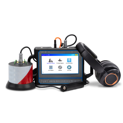 Peralatan Detektor Suara Kebocoran Air Ultrasonik 2M PQWT CL200 4000mAh