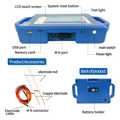 Detektor Air Tanah PQWT S150 Kedalaman 150m Pemetaan Otomatis