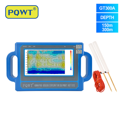 PQWT S300 detektor air tanah 300m kedalaman 7 inci layar sentuh