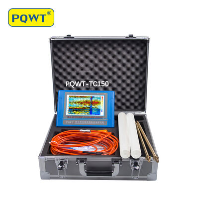Mesin Deteksi Air PQWT TC150 China 150m Pendeteksi Air Bor Pencari Bawah Tanah