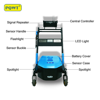 20M Leak Alert Water Leak Detector Trolley PQWT LDC 9m Di bawah tanah