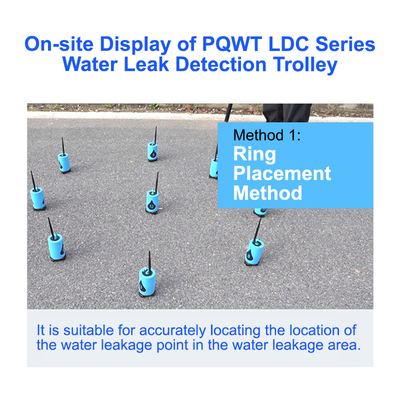 10M Smart Ball Water Leak Detection Trolley PQWT LDC 9m kedalaman