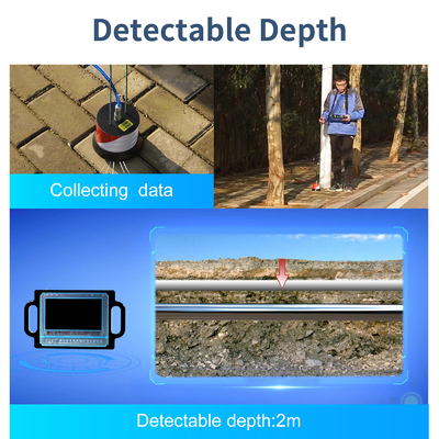 Peralatan Detektor Suara Kebocoran Air Ultrasonik 2M PQWT CL200 4000mAh