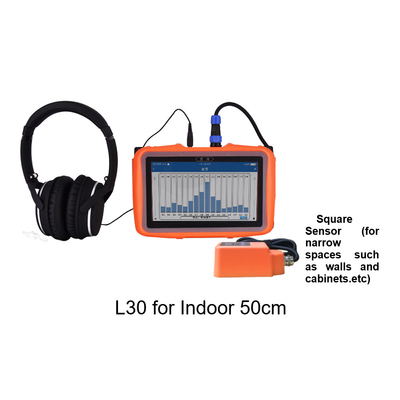 Set Alat Detektor Kebocoran Air Pipa Bawah Tanah Portabel Set PQWT L30 Kedalaman 50cm