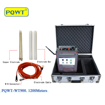 PQWT WT700 Peralatan Eksplorasi Geologi Instrumen Deteksi Air Mineral Bawah Tanah