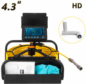 4.3inch Pipe Blockage Detector 10m Kabel Pipa Bawah Tanah Inspeksi Kamera