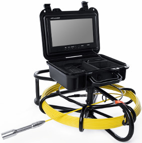 Sistem Inspeksi Pipa Video Endoskopi Industri 20M 9 inci Sewer Line Camera Inspection