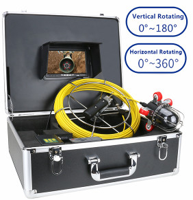 Sistem Kamera Pipa Dinding Ridgid Inspeksi Putar 7 inci 83mm * 125m
