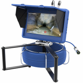 Peralatan Inspeksi Video Saluran Selokan 10000Mah Layar LCD Layar Sentuh 10 inci