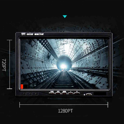 Kamera Inspeksi Pipa Endoskopi 1080P 7 Inch 20M 25MM Kepala