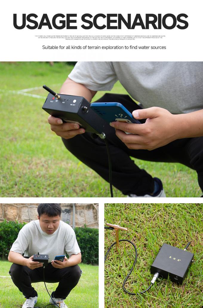 TYM P Series Auto Mapping Mesin Deteksi Air Lubang Mobile Detektor Air Bawah Tanah 5