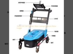 Trolley LDC 5M Pemasok Air Detektor Kebocoran Suara Logger