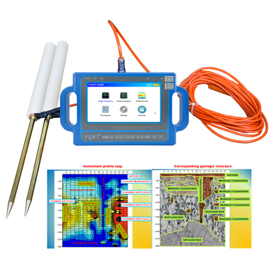 PQWT S300 300m Detektor air bawah tanah untuk pengeboran lubang
