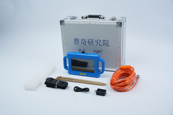 PQWT-S150 Portable Underground Water Detector 150m kedalaman dengan pemetaan otomatis dan ekspor data PC
